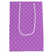 Micro Stippenwit - Orchidee Paars Medium Cadeauzakje (Achterkant)
