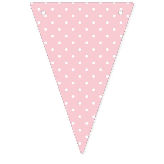 Micro Stippenwit - Roze Vlaggetjes (Tweede vlag)
