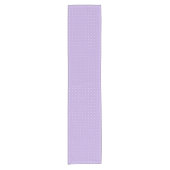 Micro Stippenwit - Zachte Lavendel Korte Tafelloper (Voorkant)