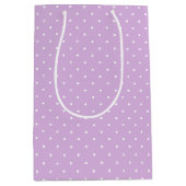 Micro Stippenwit - Zachte Lilac Medium Cadeauzakje (Voorkant)
