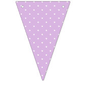 Micro Stippenwit - Zachte Lilac Vlaggetjes (Tweede vlag)