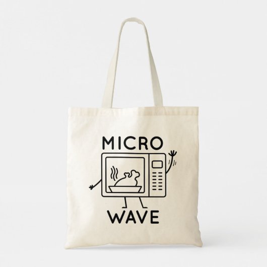 Micro Wave Tote Bag (Achterkant)