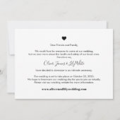 Micro Weddenschap Downsize Foto Eenvoudig script Aankondiging (Achterkant)