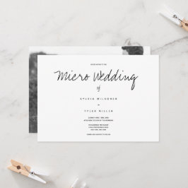 Micro Wedding Black White horizontaal