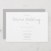 Micro Wedding White Grey Horizontal (Voorkant / Achterkant)