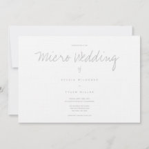 Micro Wedding White Grey Horizontal