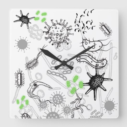 Microbe klok (Voorkant)