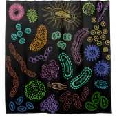 Microben Douchegordijn (Voorkant)
