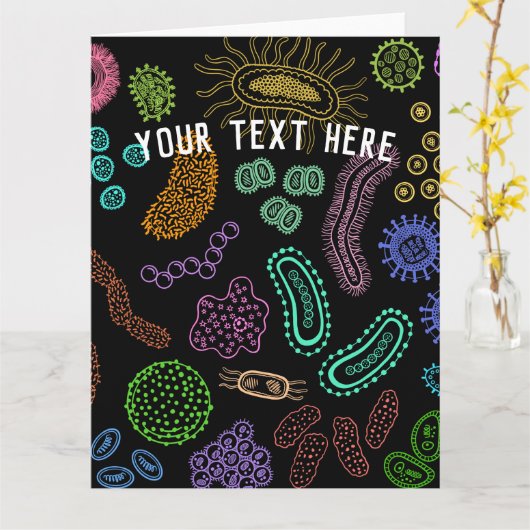 Microben Kaart (Gele Bloem)