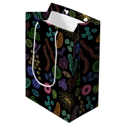 Microben Medium Cadeauzakje (Voorkant Gekanteld)