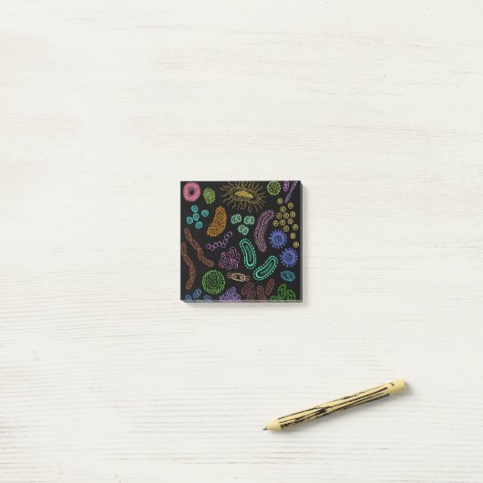 Microben Post-it® Notes (Op bureau)