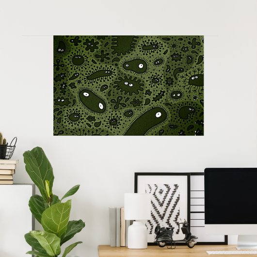 Microben Poster (Thuiskantoor)