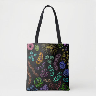 Microben Tote Bag