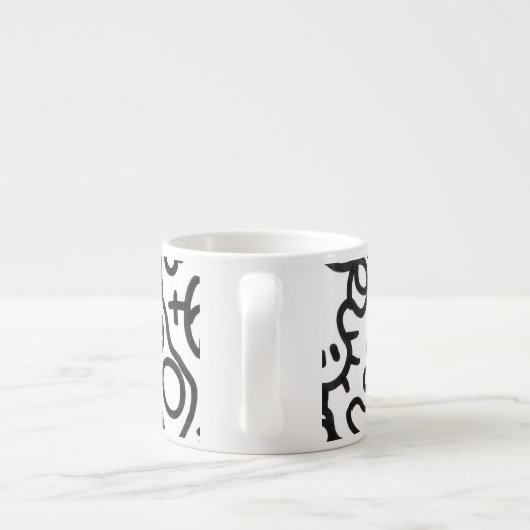 Microben van ilya konyukhov (c) espresso kop (Achterkant)