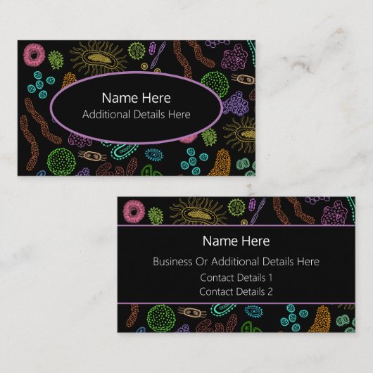 Microben Visitekaartje (Voorkant / Achterkant)