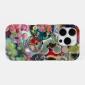 Microbiële caleidoscoop: een kolonie in kleur iPhone hoesje (Achterkant horizontaal)