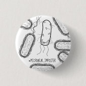 Microbiële imposter Button (Voorkant)