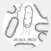 Microbiële Imposter Sticker (Voorkant)