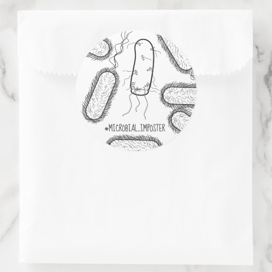 Microbiële Imposter Sticker (Tas)