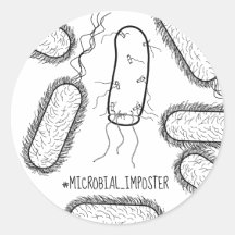 Microbiële Imposter Sticker