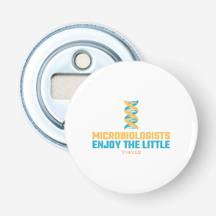 Microbiologen Enjoy The Little Things Button Flesopener