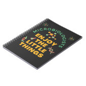 Microbiologen Enjoy The Little Things Notitieboek (Linkerzijde)