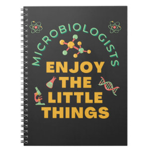 Microbiologen Enjoy The Little Things Notitieboek