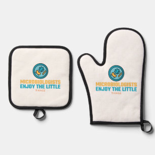 Microbiologen Enjoy The Little Things Ovenwant & Pannenlap Set