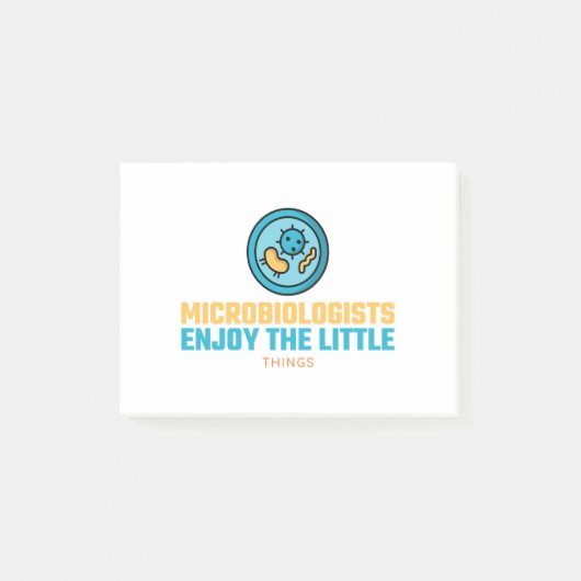 Microbiologen Enjoy The Little Things Post-it® Notes (Voorkant)