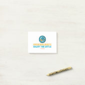 Microbiologen genieten van de kleine dingen post-it® notes (Op bureau)