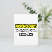 Microbiologen... Koel Kinderen van Science World Briefkaart (Staand voorkant)