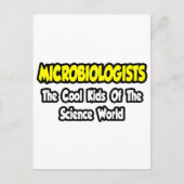 Microbiologen... Koel Kinderen van Science World Briefkaart (Voorkant)