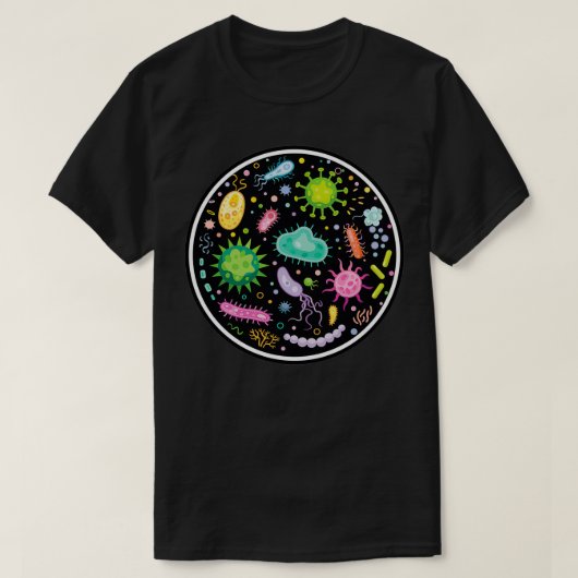 Microbiologie 30 t-shirt (Design voorkant)