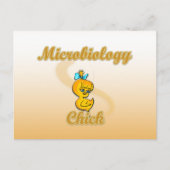 Microbiologie Chick Briefkaart (Voorkant)