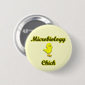 Microbiologie Chick Ronde Button 5,7 Cm (Voorkant /achterkant)