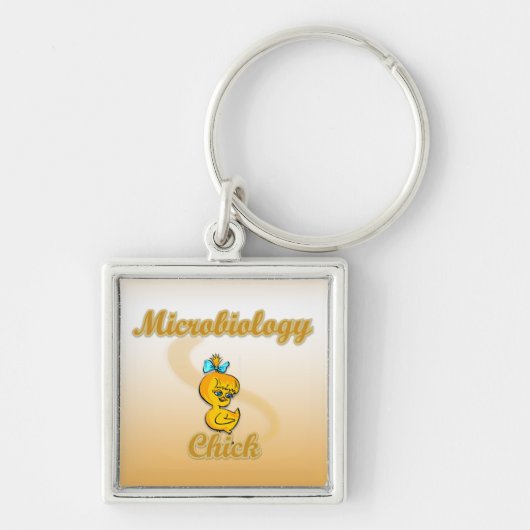 Microbiologie Chick Sleutelhanger (Voorkant)