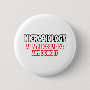 Microbiologie...Cool Kinder Ronde Button 5,7 Cm