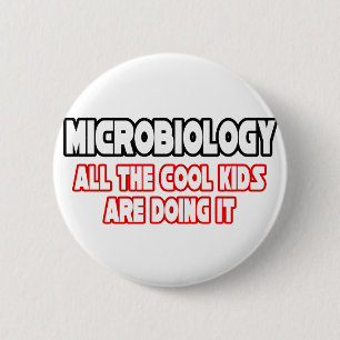 Microbiologie...Cool Kinder Ronde Button 5,7 Cm