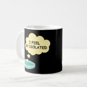 Microbiologie Grappig Bacteria Lab Ik voel me zo g Koffiemok (Voorkant links)