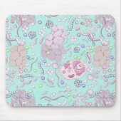 Microbiologie in blauw muismat (Voorkant)