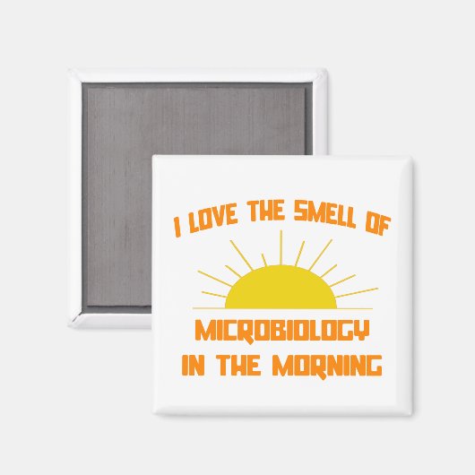 Microbiologie in de ochtend magneet (Voorkant / Achterkant)