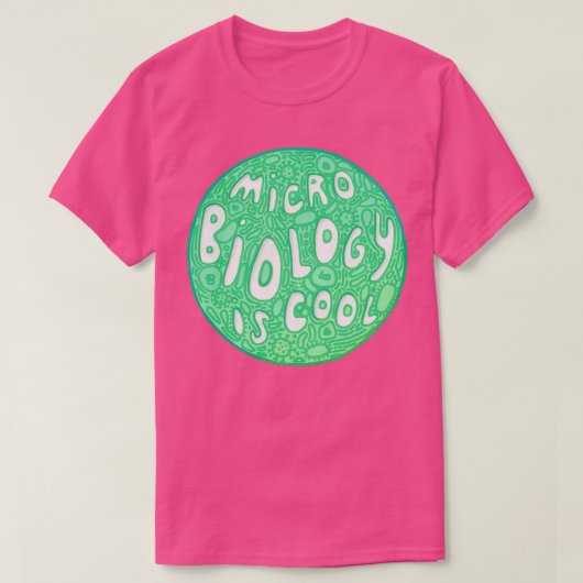 Microbiologie is cool t-shirt (Design voorkant)