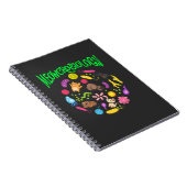 Microbiologie Kat Lover Scientist Cute Kitten Notitieboek (Rechterzijde)