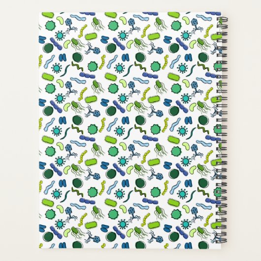 Microbiologie - Kleur op wit Planner (Achterkant)