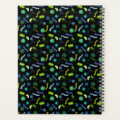 Microbiologie - Kleur op zwart Planner (Achterkant)