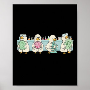 Microbiologie Lab Tech Wetenschap Biologie Leraar Poster