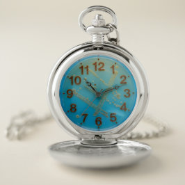 Microbiologie Pocket Watch voor biologieliefhebber Zakhorloge