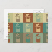 Microbiologie Pop Art Briefkaart (Voorkant / Achterkant)