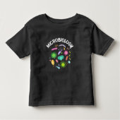 Microbiologie Scientist Bacteria Microscope Kinder Shirts (Voorkant)