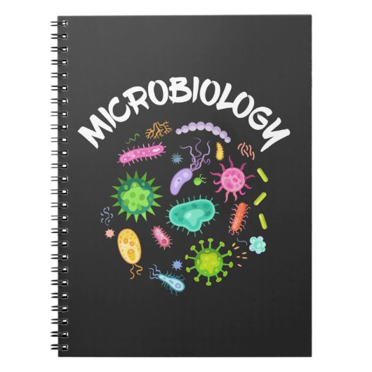 Microbiologie Scientist Bacteria Microscope Notitieboek (Voorkant)